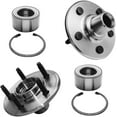 thumbnail image 7 of Detroit Axle - Brake Kit for 2002-2005 Ford Explorer Mercury Mountaineer, Front & Rear Disc Brake Rotors Ceramic Brake Pads Wheel Lug Nuts 2003 2004 Replacement, 7 of 7