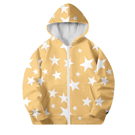 LIaqionyy Girls Hoodie Zip up Sweatshirts Jackets Fashion Lightweight Outerwear Kids Casual Long Sleeve Jacket with Pockets