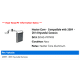 thumbnail image 2 of Heater Core - Compatible with 2009 - 2014 Hyundai Genesis 2010 2011 2012 2013, 2 of 2