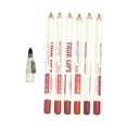 thumbnail image 4 of Lápiz Delineador De Labios De 2 X 6 Piezas, Aplicación Suave, Resistente Al Agua, Para Niñas, Estilo A, 4 of 8