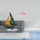 thumbnail image 2 of Figura de velero,Escultura de velero de hierro para decoración de oficina y hogar,Estatua de barco de escritorio para decoración de entrada de gabinete,Escultura de ciervo,Estatuas de ciervos, 2 of 8