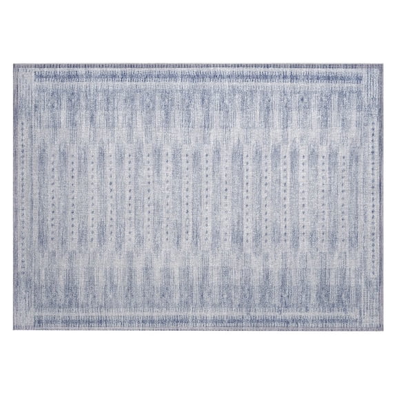 Dalyn Rugs Machine Washable Indoor/Outdoor Chantille Blue 1'8" x 2'6" Rug