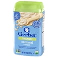 thumbnail image 5 of Gerber Baby Cereal, 1st Foods, Organic Oatmeal, 8 OZ, 6 Count, 5 of 7