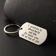 thumbnail image 3 of Couple Keychain Letter Stainless Steel Keychain Birthday Gift, 3 of 9