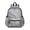 Grey and Gold, variant on Blue and Black Checkered Pattern Backpack for School, Cute School Bag with Adjustable Shoulder Straps and Padded Back, 13.4"x11"x4.7"