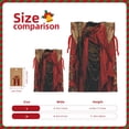 thumbnail image 3 of Naloa Vintage Rose Scepter Skull Drawstring Christmas Bags, 3D Xmas Gift Bags, Christmas Wrapping Bags, Xmas Goodie Bags, Treat Pouch Bags, Party Favor Bags-, 3 of 9
