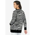 thumbnail image 5 of Jessica London Women's Plus Size Fine Gauge Cardigan, 5 of 5