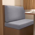 thumbnail image 3 of Sylvtty RV Dinette Cushion Cover Waterproof High Elasticity Corn Particle Texture Solid Color Machine Washable Booth Protective Sleeve for 99-127cm RV Seat, 3 of 8