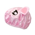 thumbnail image 5 of Wrapables® Fun and Novelty Double Layer Waterproof Shower Caps for Kids (Set of 2), Animal Ears, 5 of 6