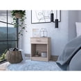 thumbnail image 3 of Sophisticated and Stylish Light Grey Eco Nightstand, 3 of 5