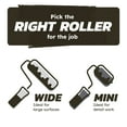 thumbnail image 4 of (6 pack) BETTER 4 in x 1/2 in nap High Density Knit Paint Mini Roller, 3 Pack, 4 of 12