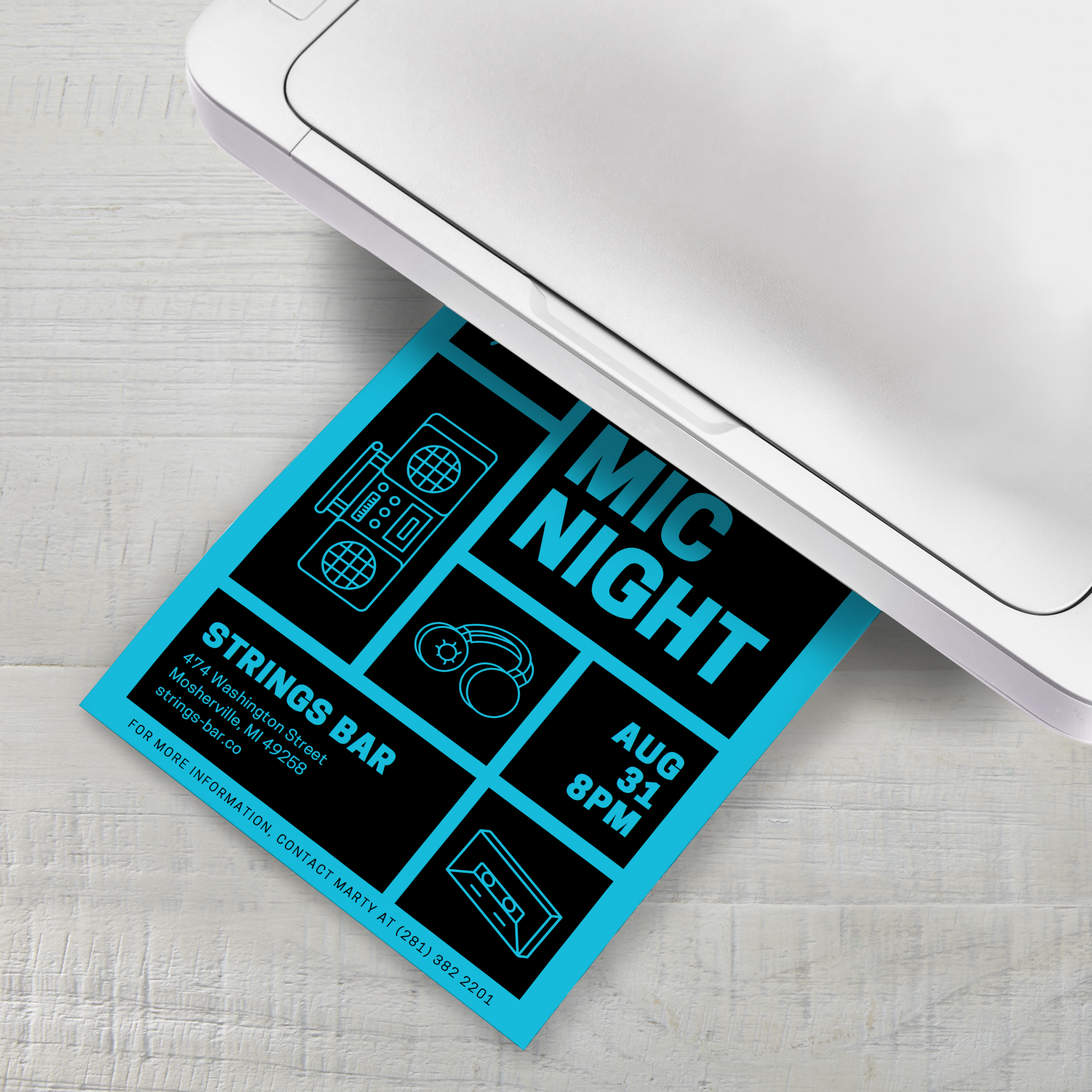 Papel para copias neón surtido Pen+Gear, 8.5" x 11", 24 lb, 100 hojas 4