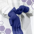 thumbnail image 5 of Kimtech Vista Nitrile Exam Gloves - For Right/Left Hand - Nitrile - Purple - Recyclable, Textured Fingertip, Disposable, Beaded Cuff, Powdered, Non-sterile, Textured Fingertip - For Laboratory Applica, 5 of 6