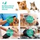 thumbnail image 4 of Guante de masaje para el aseo de mascotas de 2 piezas, cepillo de limpieza para mascotas, peine de masaje para el baño en silicona suave, cepillo-peine para perros/gatos/conejos, negro, 4 of 4