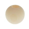 thumbnail image 3 of 20pcs Natural Wood Beads Unfinished DIY Jewelry Making Findings Crafts 25mm, 3 of 6