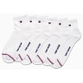 thumbnail image 4 of Pack de 6 calcetines Tommy Hilfiger para hombre, tallas 7 a 12, color blanco, 4 of 6