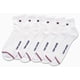 thumbnail image 4 of Pack de 6 calcetines Tommy Hilfiger para hombre, tallas 7 a 12, color blanco, 4 of 6
