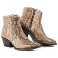 thumbnail image 2 of Women's Stetson Venice Python Boots Round Toe Handcrafted Natural, 2 of 3