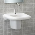 thumbnail image 5 of American Standard Murro Wall Hung Bathroom Sink with Overflow and Center Hole Only in White, 5 of 5