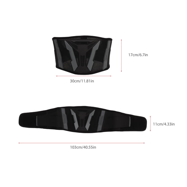 Motorcycle Kidney Protection Belt - Shockproof, Adjustable Back Support For Long Rides