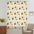 thumbnail image 2 of Sunflower Sheer Curtains 84 Inches Long, Summer Botanical Farmhouse Floral Elegant Light Filering Curtains, Breathable Simi Curtain Privacy Drapes for Living Room Bedroom Lightweight Window Treatment, 2 of 9