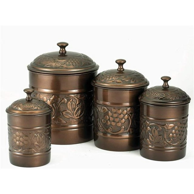 Nusteel TG-811AC-2 2 qt. Boîte en Cuivre Antique Embossée