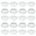 thumbnail image 1 of Uxcell Paquete de 20 Respiraderos de Soffit Circulares, 35mm/1.38 Pulgadas Respiraderos Redondos de Acero Inoxidable con Rejilla para Baño Hogar/ Oficina/Cocina/Armario/Ropero [Blanco], 1 of 7
