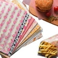 thumbnail image 5 of 50 hojas de papel encerado para alimentos, papel desechable para picnic, papel para envolver alimentos, papel a prueba de grasa, revestimientos de papel para alimentos, papel de plástico para envolve TUNC Sencillez, 5 of 5