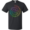 thumbnail image 3 of Inktastic Pi Day Pi Numerals in Rainbow Spiral T-Shirt, 3 of 5