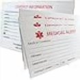 thumbnail image 3 of My Identity Doctor - 25 MyIDCards Medical Alert ID Card Thick 400lb Card Stock, 3 of 4