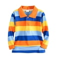 thumbnail image 4 of WUANDIXFA T-Shirt d'Été pour Tout-Petit, Jolis Hauts Graphiques d'Été, Chandails Décontractés à Manches Longues, T-Shirt pour Garçons Tout-Petits, T-Shirt à Col Rond pour Tout-Petit, Orange, 6-7 Ans, 4 of 4