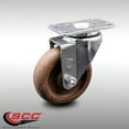 thumbnail image 2 of 4 Inch SS High Temp Glass Filled Nylon Wheel Swivel Top Plate Caster SCC, 2 of 2