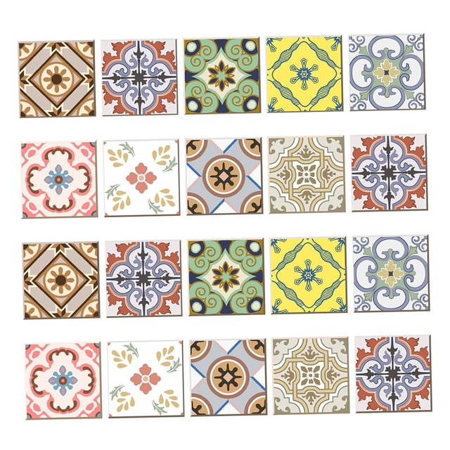 Calcomanías para azulejos Macarena 20x de prueba de agua 10x10cm