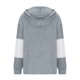 thumbnail image 5 of Suéter de cuello en V para mujer, jersey de punto a rayas de manga larga con cuello en V, blusa para mujer, 5 of 6