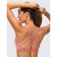 thumbnail image 3 of Top Deportivo CRZ YOGA con Tirantes Cruzados Sin Aros Rosa Talle S, 3 of 4