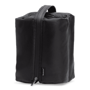 Brookstone Hanging Travel Toiletry Organizer Cube, Black