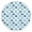 Whale Chevron Blue, variant on Whale Chevron Blue White Pattern Round Elastic Tablecloth, 36-44 Inch Waterproof, Machine Washable, Indoor & Outdoor Use