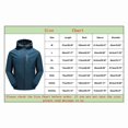 thumbnail image 4 of Men‘s Hooded Waterproof And Windproof Thin Jacket Top Blouse Coat, 4 of 4