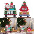 thumbnail image 2 of Christmas Advent Calendar Countdown Car Wooden Xmas Home Decor Ornament, 2 of 5