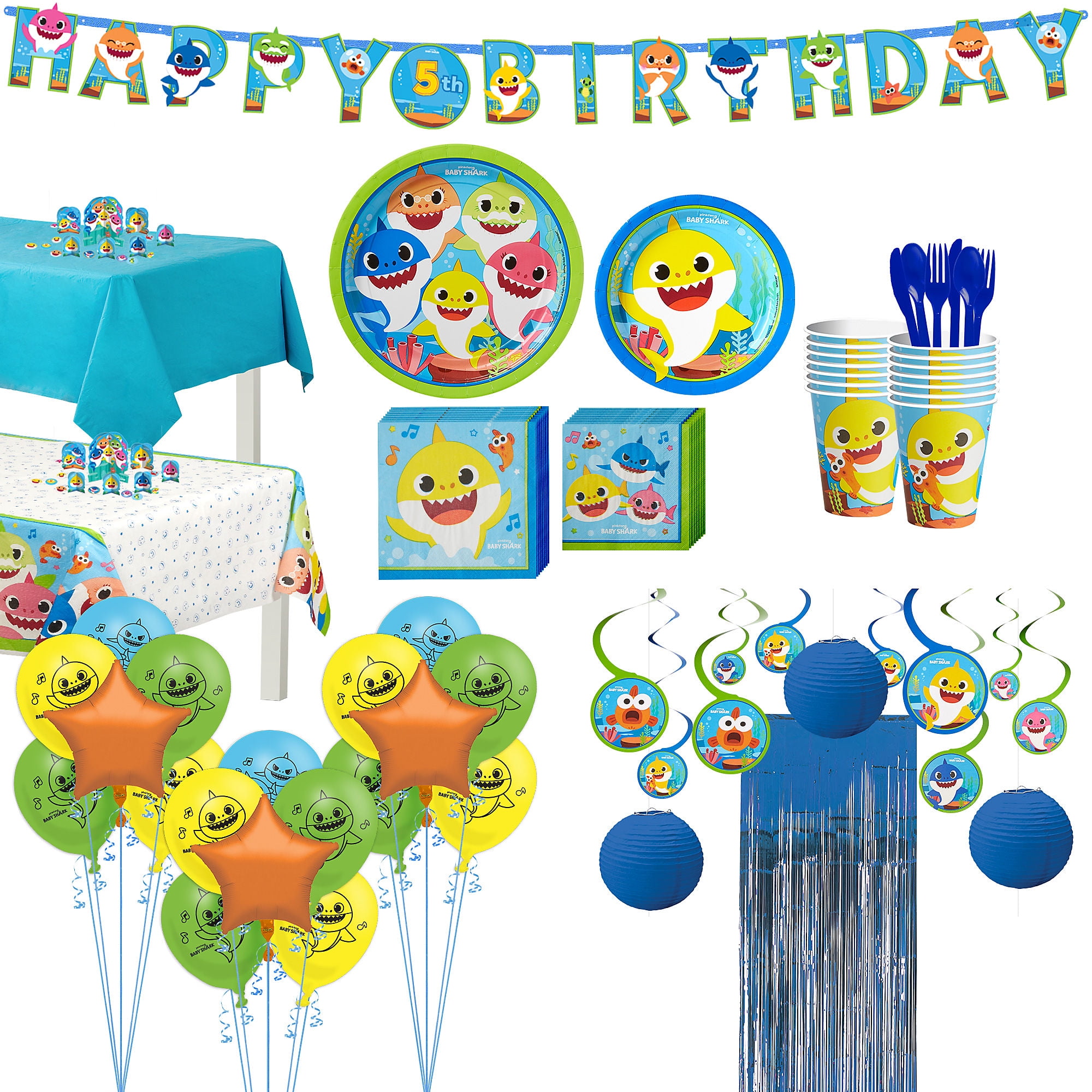 baby shark party supplies at walmart