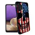 thumbnail image 1 of ANJ+ Slim Dual Layer Hybrid Case + Tempered Glass Cover for Samsung Galaxy S32 5G - American Skull, 1 of 2
