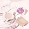 thumbnail image 4 of Single Glitter Eyeshadow, Shimmer Glow Eyeshadow, High Pigment Ultra-Blendable Formula Smooth Powder Long Lasting, Glossy Korean Eye Shadow Makeup, 4 of 5