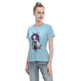 thumbnail image 4 of Women's Basic Short Sleeve T-Shirt Demon Slayer Butterfly Ninja, 4 of 6