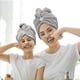 thumbnail image 5 of Envoltura de toalla para el cabello | Turbante de secado rápido anti-frizz | Absorbente suave y de secado rápido., 5 of 5