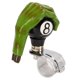 thumbnail image 2 of Perilla De Suicidio Del Volante, Rueda De Dirección única De Resina, Forma De Mano Verde Universal Decorativa Para Automóviles ANGGREK Otros, 2 of 8