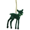 thumbnail image 2 of Christmas Fawn Ornament Polyresin Retro Vintage-Like Ro2050 Dr Green, 2 of 3