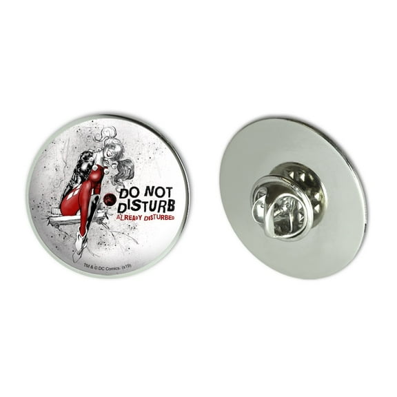 Harley Quinn Already Disturbed Metal 1.1" Tie Tack Hat Lapel Pin Pinback
