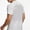A739 White, variant on Mens Back Mesh Panel Workout Shirts Short Sleeve Ventilated Gym Tops Moisture Wicking Training Tees Athletic Running Fitness Active Breathable Sports Shirts