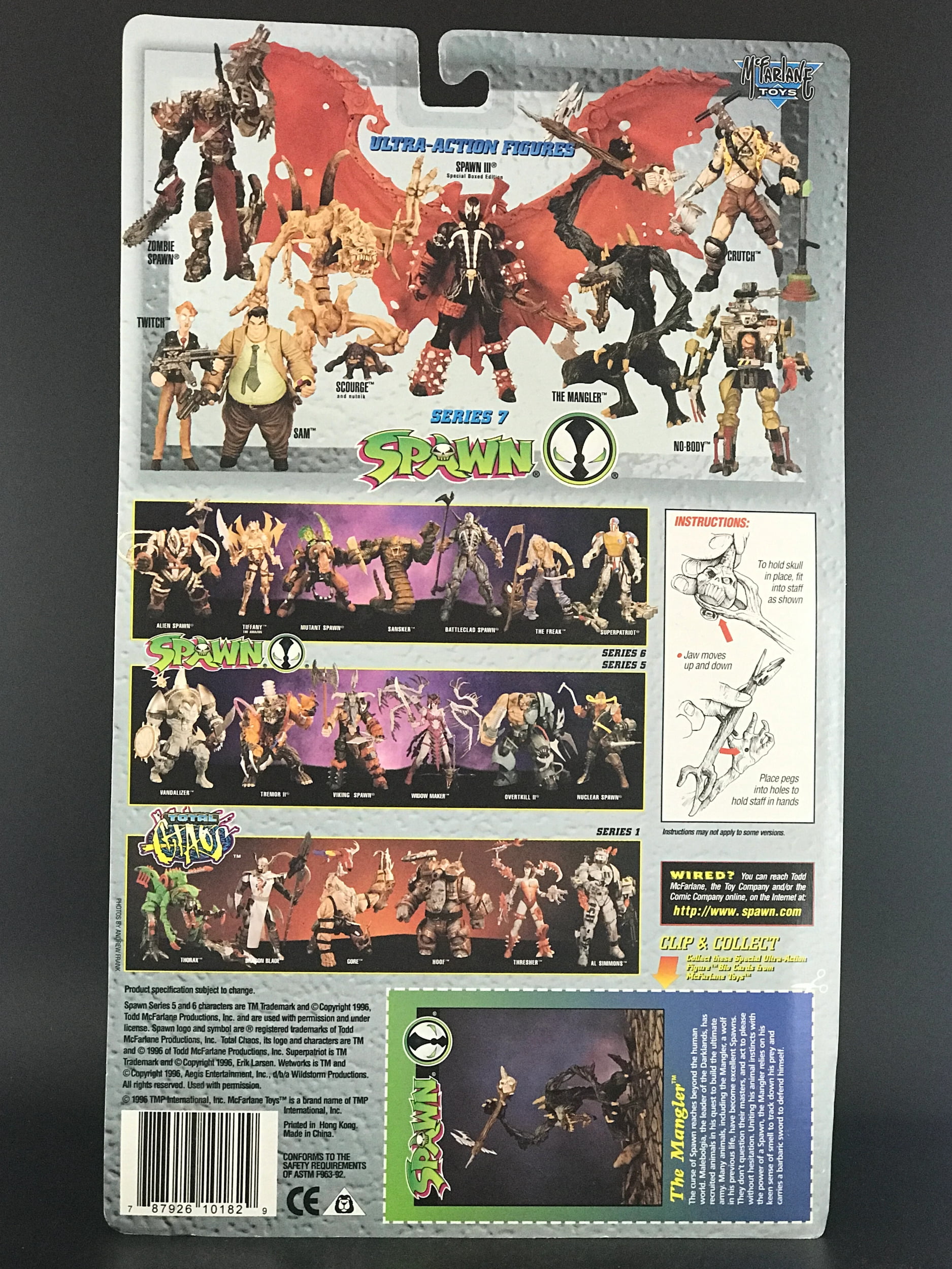 The Mangler Action Figure - 1996 Todd McFarlane's Spawn Ultra-Action  Figures Series 