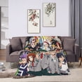 thumbnail image 4 of My Hero Academia Blanket, Anime Throw Blanket For Couch Sofa Bed, Soft Cozy Lightweight Warm Flannel Blanket, Home Decor, Anime Gifts For Boys Girls Kids Teens, 40"X30", 4 of 9